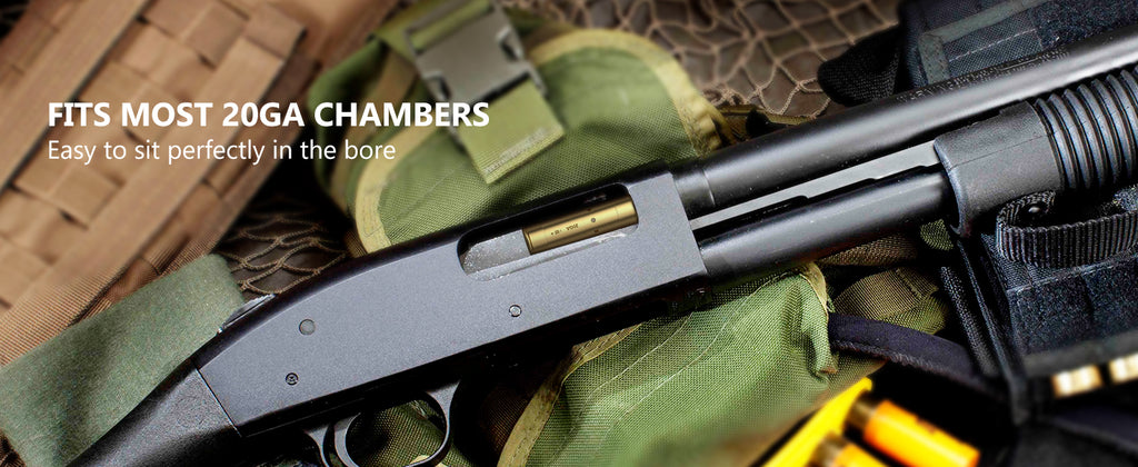 Red Laser Boresighter Fits for Most 20GA Chamber for Shotguns