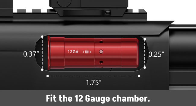 12 Guage Red Laser Bore Sighter for Shotguns
