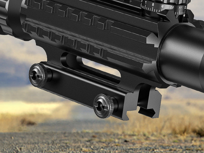 Riflescope with 20mm picatinny rail
