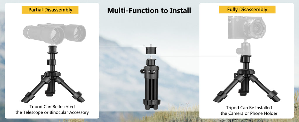 Multi-functional Shooting Tripod for Outdoors