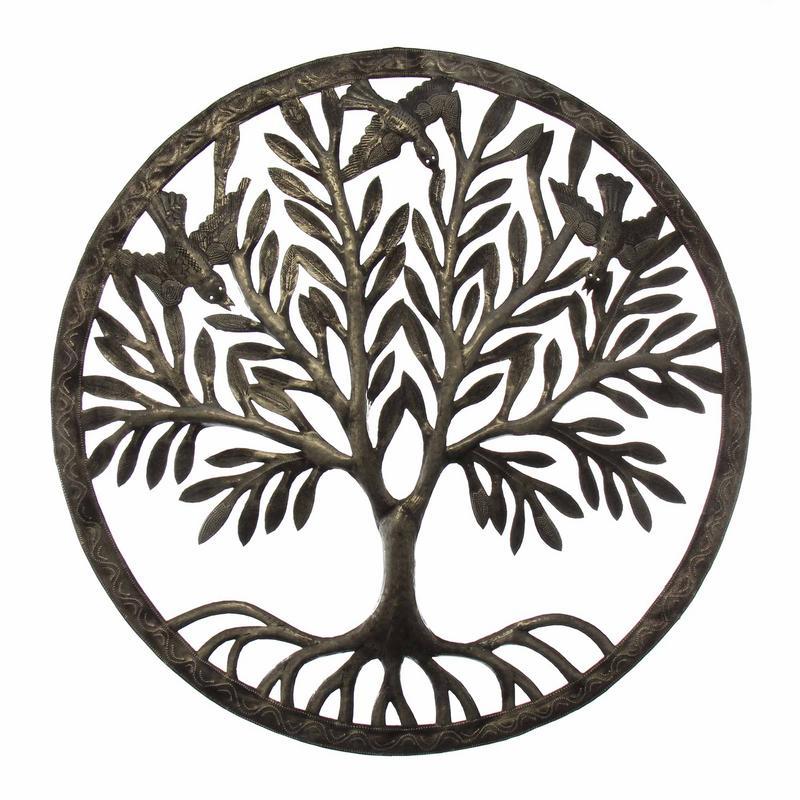 VINOXO Metal Tree Of Life Wall Art Hanging Decor