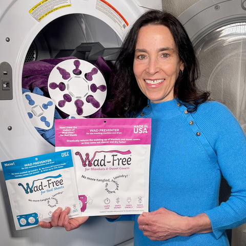 Wad-Free for Blankets & Duvet Covers - As Seen on Shark Tank - Reduces  Laundry Tangles and Wads in The Washer and Dryer - Made in USA