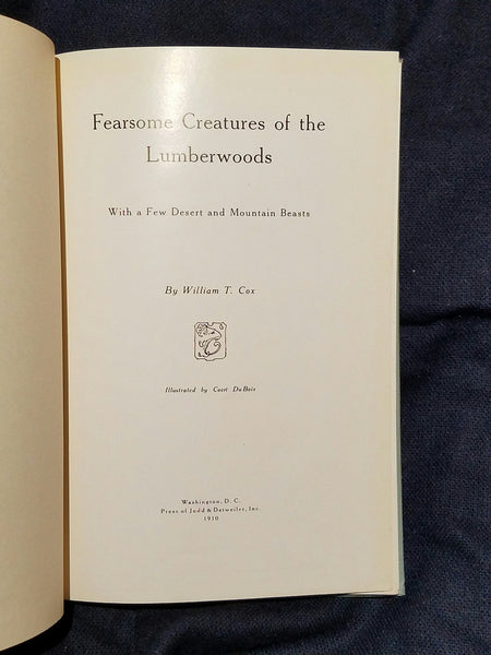 Fearsome Creatures of the Lumberwoods by William T. Cox