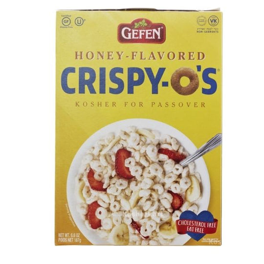 Gefen Crispy-O's Gluten Free Honey Flavored Cereal
