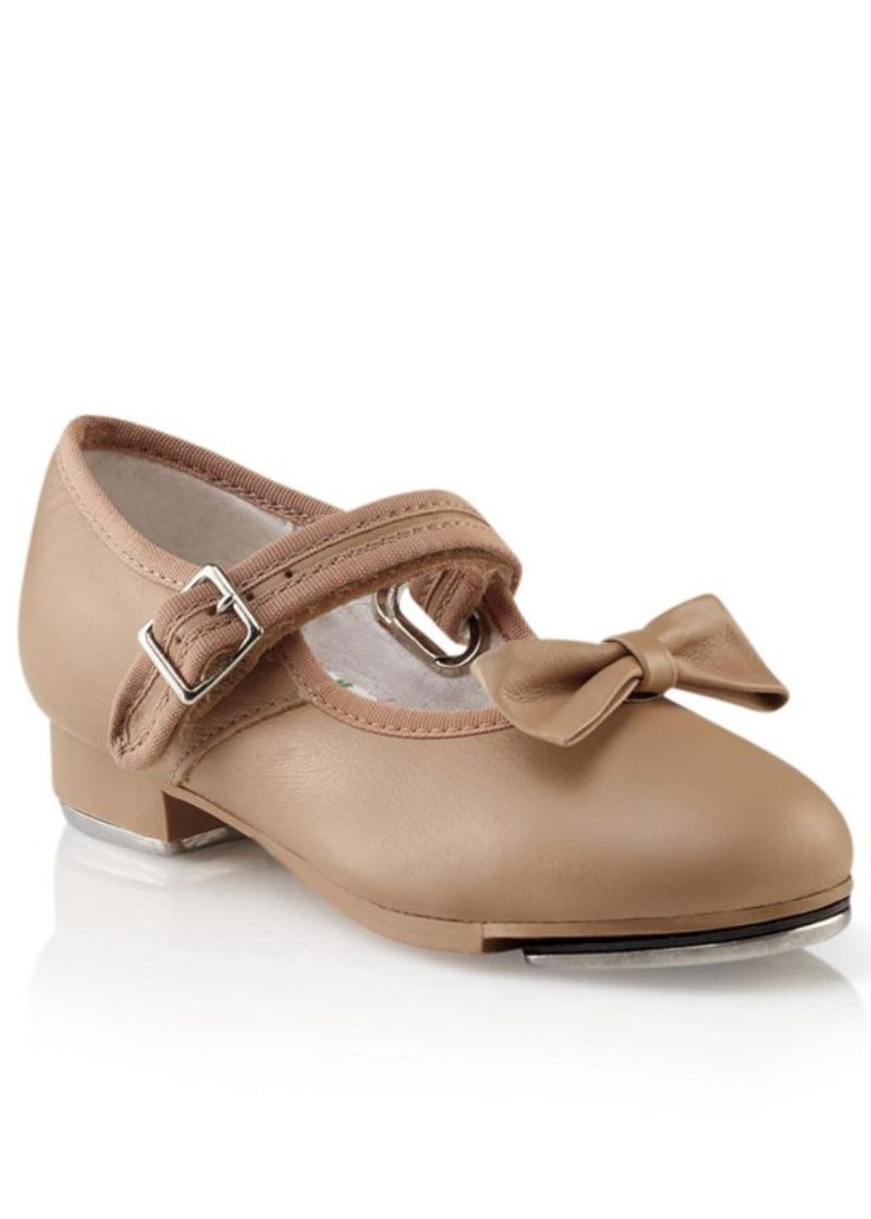 Mary Jane Youth Velcro Tap Shoe (Caramel)