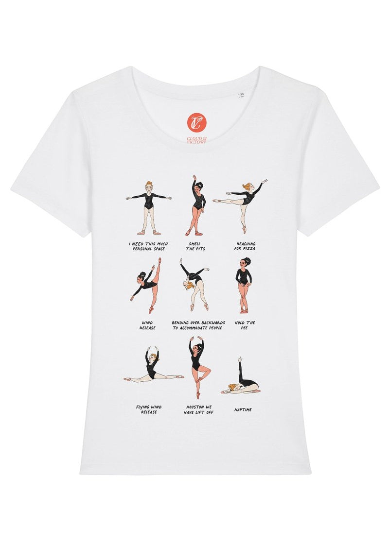 ON SALE Ballet Poses Tee