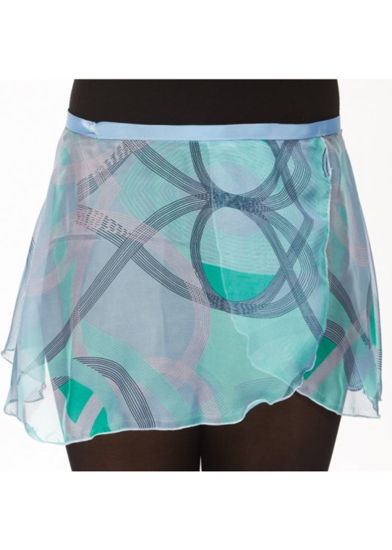 ON SALE Print Wrap Skirt (14