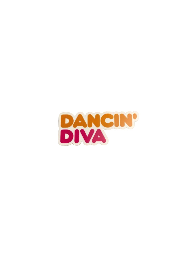 Dancin' Diva Vinyl Sticker