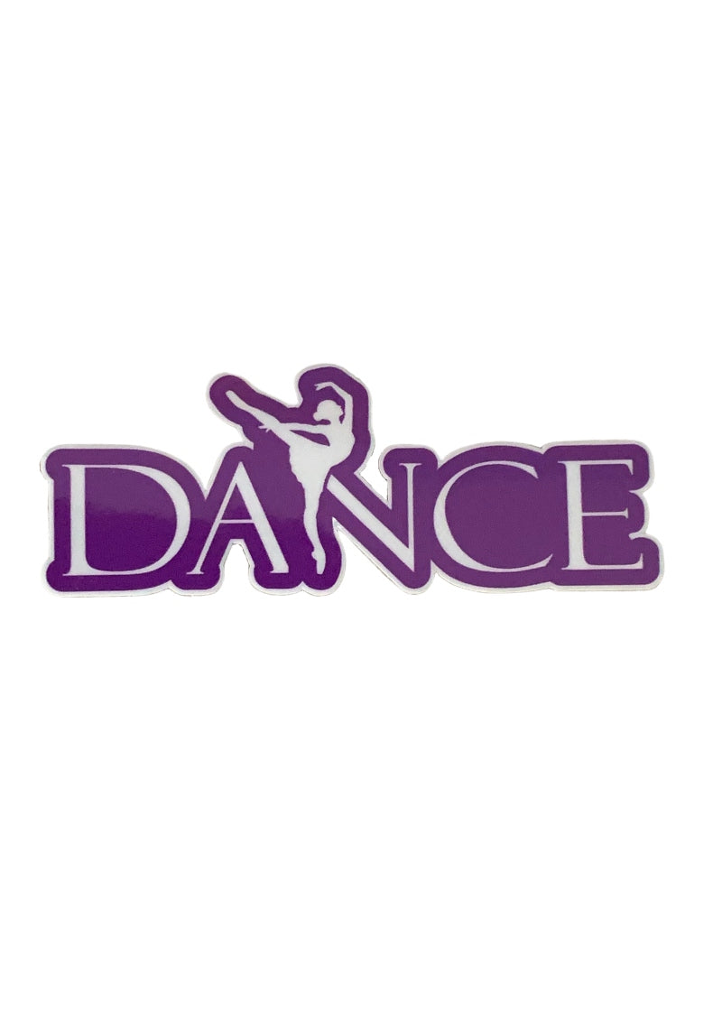 DANCE Purple Vinyl Sticker