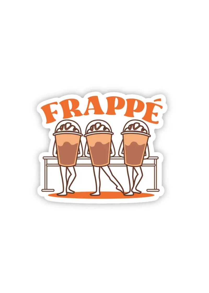 Frappé-ccino Vinyl Sticker