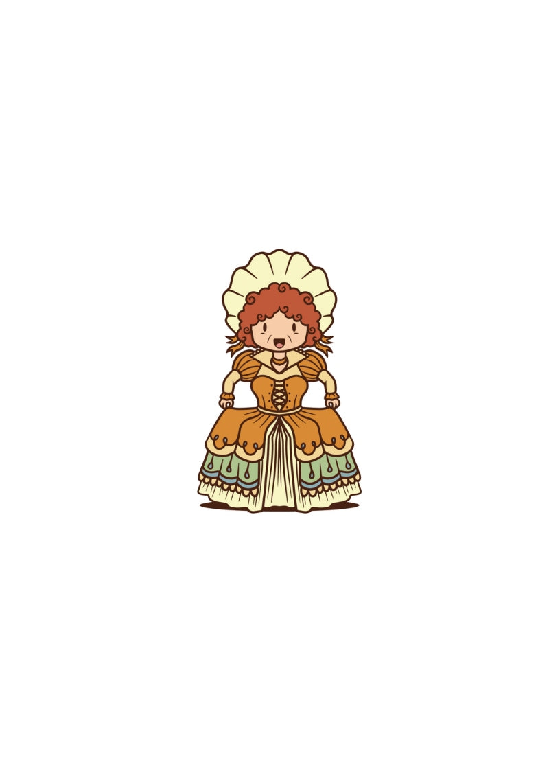 Nutcracker Gang Mini Mother Ginger Sticker