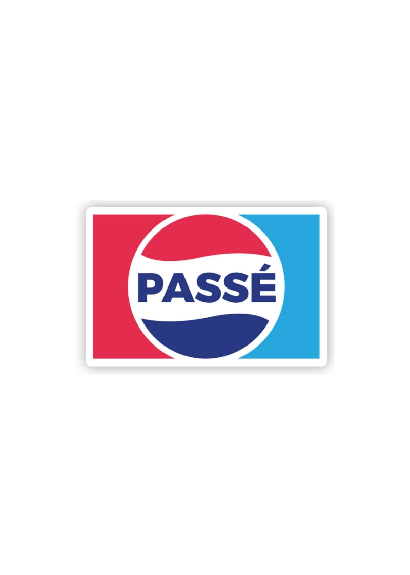 Passé Parody Sticker