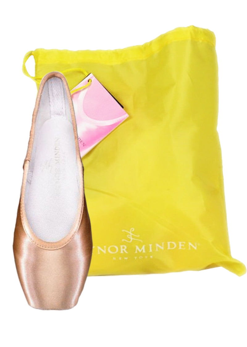 Gaynor Minden Europa Suede Tip Sleek Fit Pointe Shoes - Extra Flex Shank  Low Heel Deep Vamp - Womens