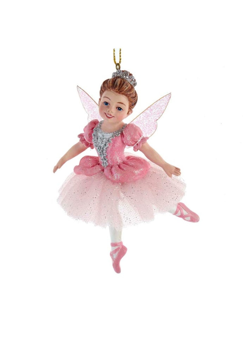 Pink Ballerina Fairy Ornament (4.5