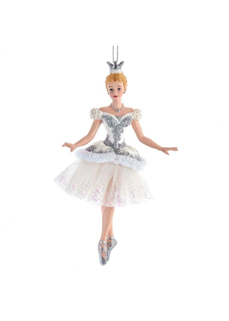 Nutcracker Suite Snow Queen Ballerina Ornament (6.25