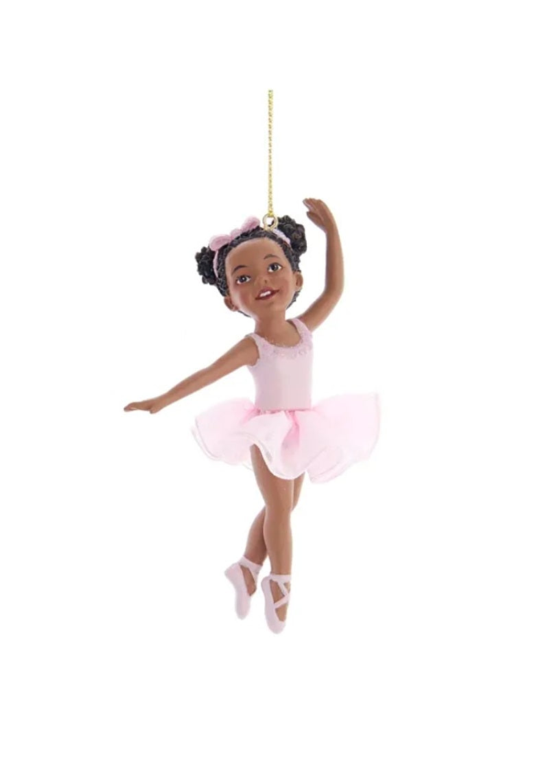 Little Pink Ballerina Ornament (4.25