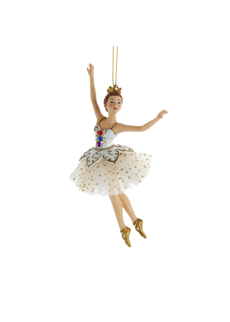 Bejeweled Ballerina Ornament (6.75