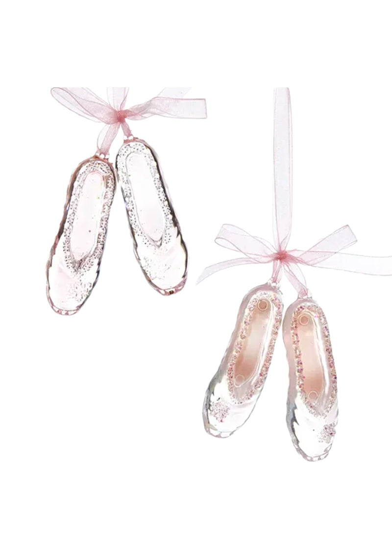 Pink Ballet Shoes Acrylic Ornament (4