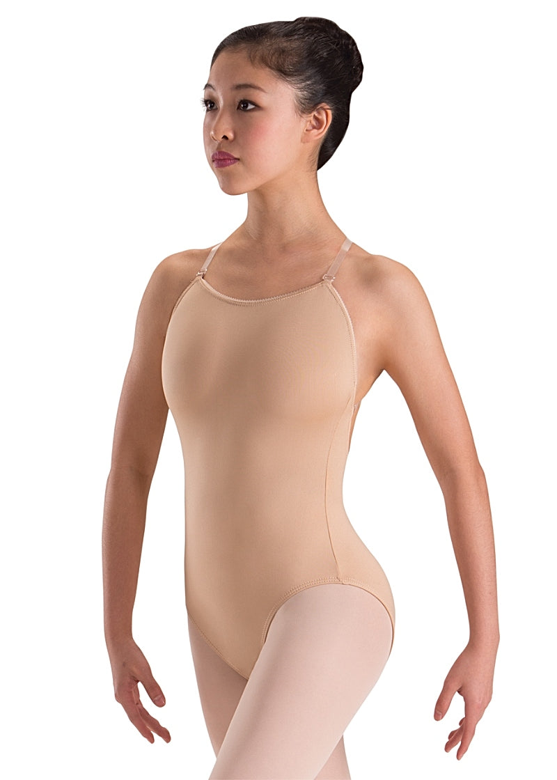 Clear Back Strap Leotard by Body Wrappers Adult sizing