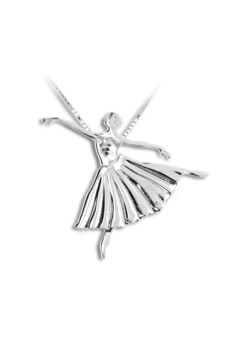 Arabesque Etudes Sterling Silver Necklace