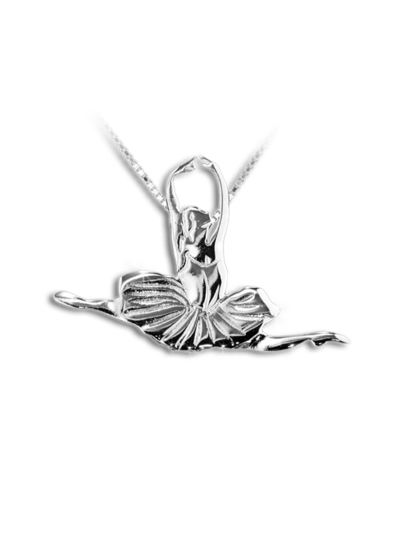 Grand Jeté Sterling Silver Necklace