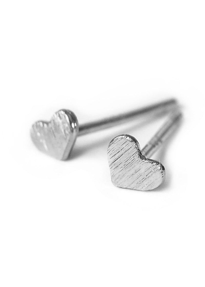 ON SALE Heart Stud Earrings