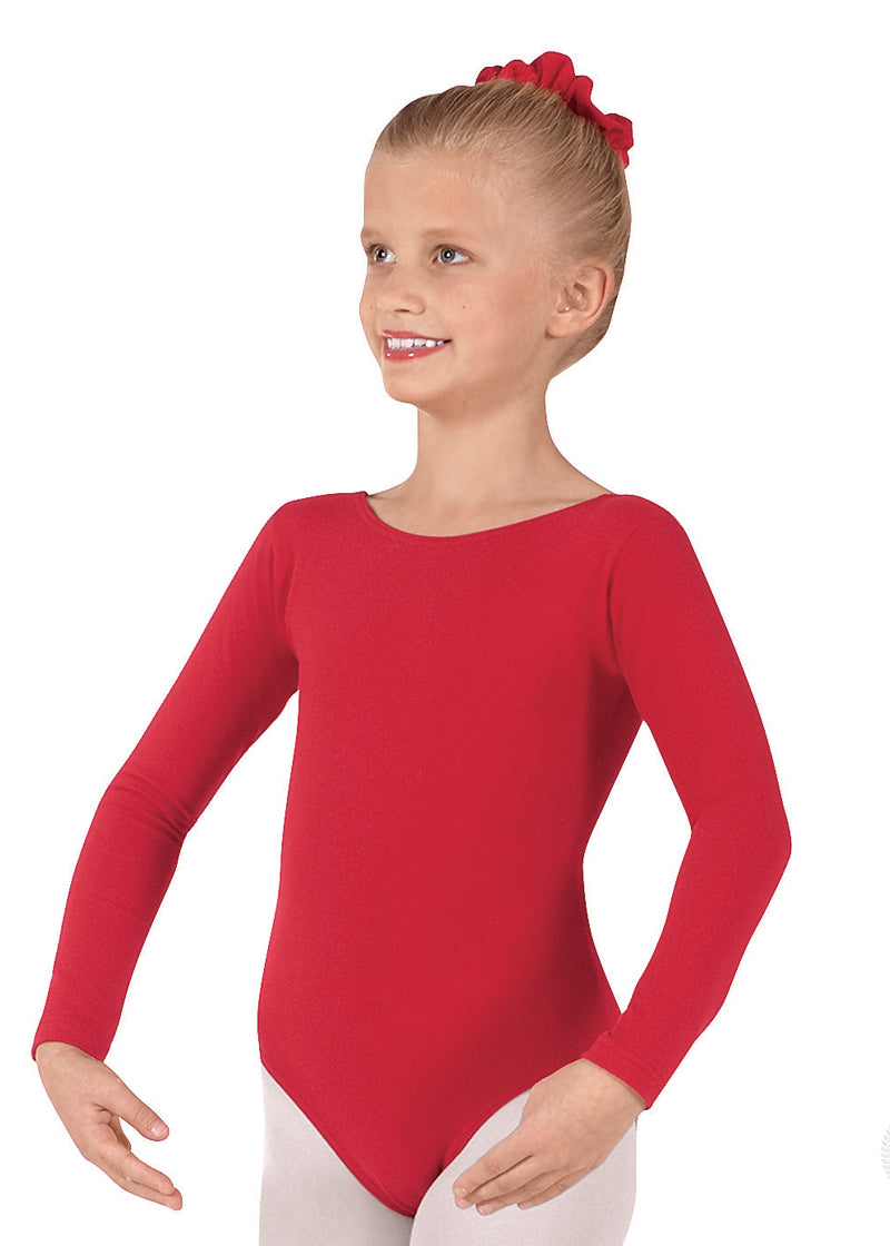 ON SALE Eurotard Cotton Youth Long Sleeve Leotard