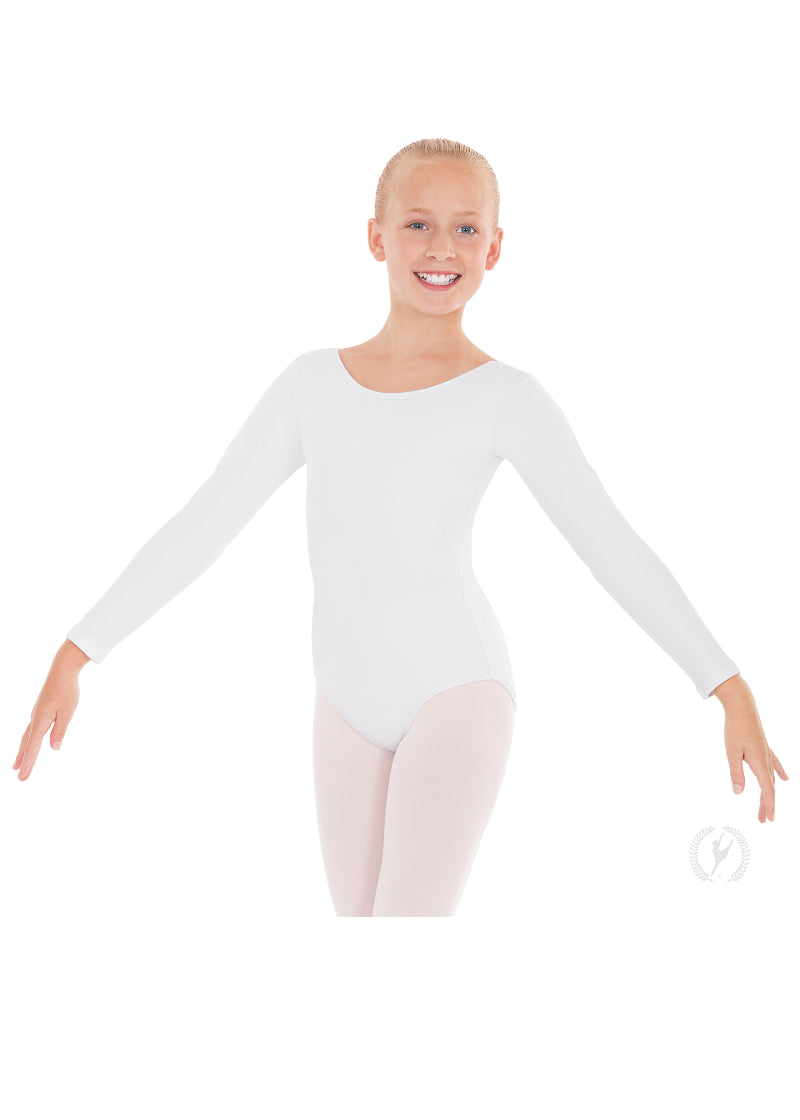 ON SALE Eurotard Cotton Youth Long Sleeve Leotard