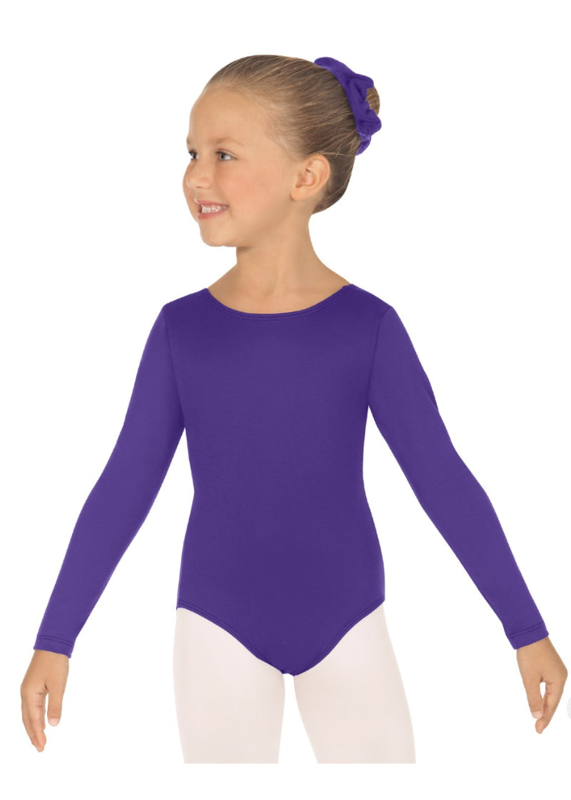 Eurotard Microfiber Youth Long Sleeve Leotard