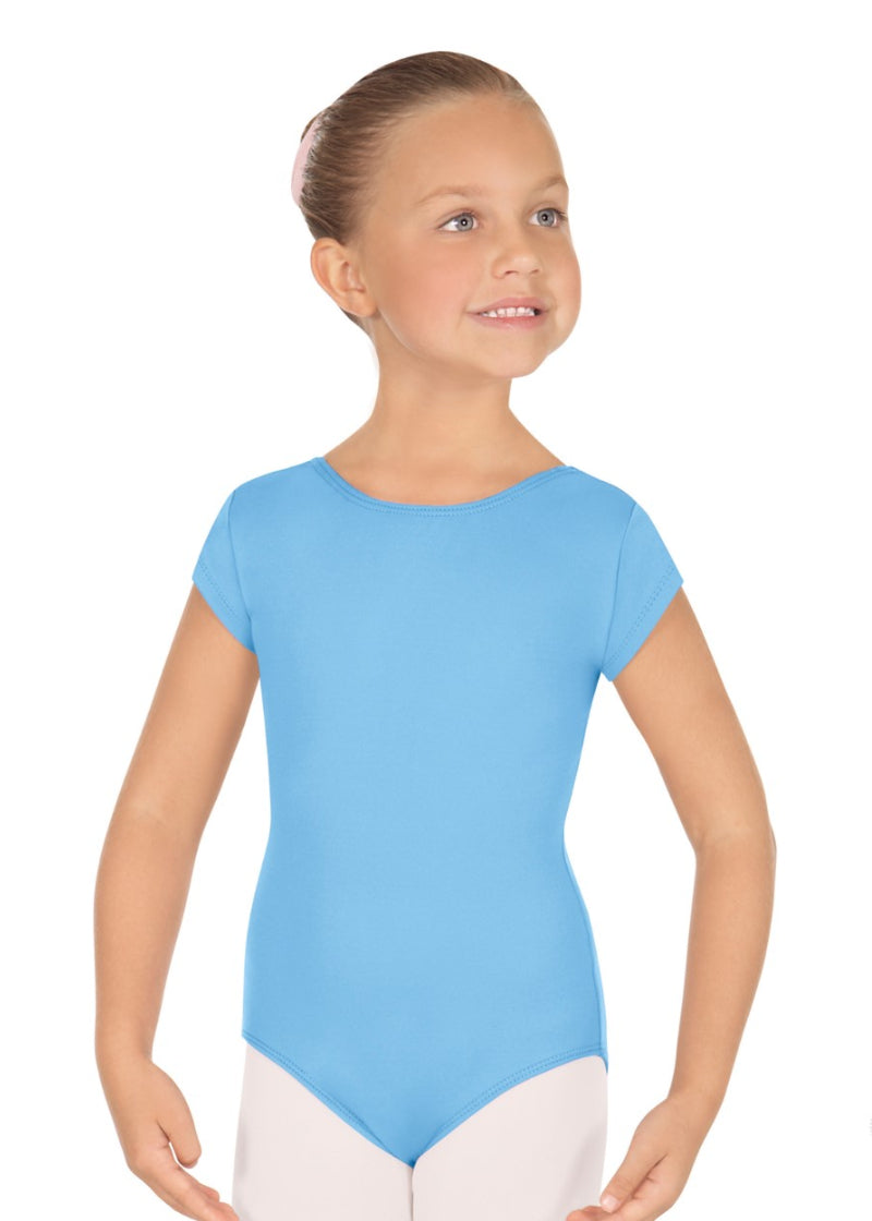 Eurotard Microfiber Youth Short Sleeve Leotard