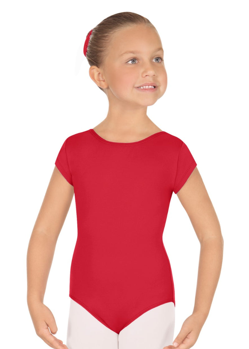 Eurotard Microfiber Youth Short Sleeve Leotard