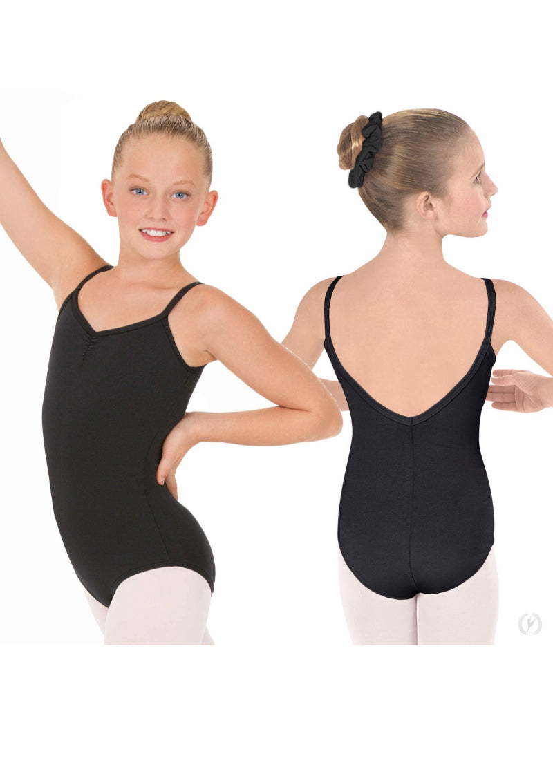 Eurotard Microfiber Youth Pinch Front Camisole Leotard