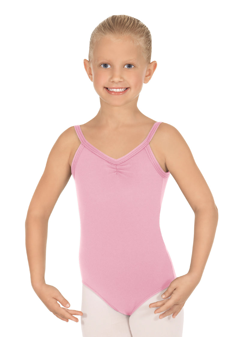 Eurotard Microfiber Youth Pinch Front Camisole Leotard