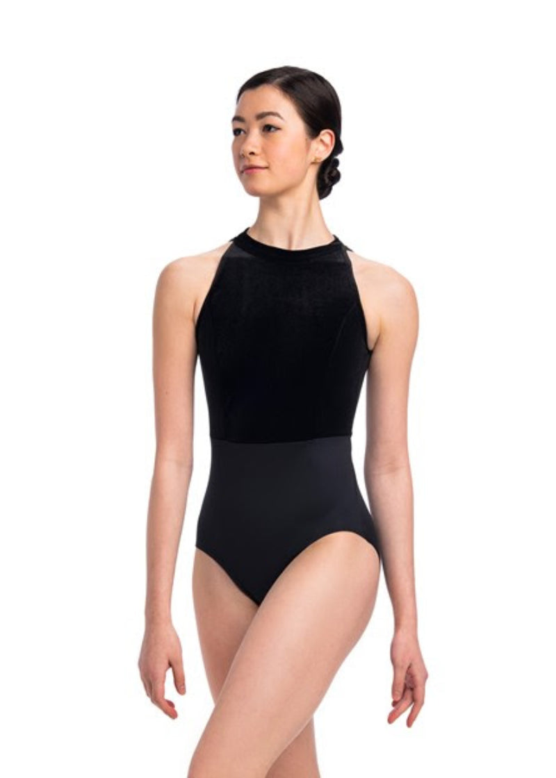 ON SALE Vera Velvet High Neck Leotard