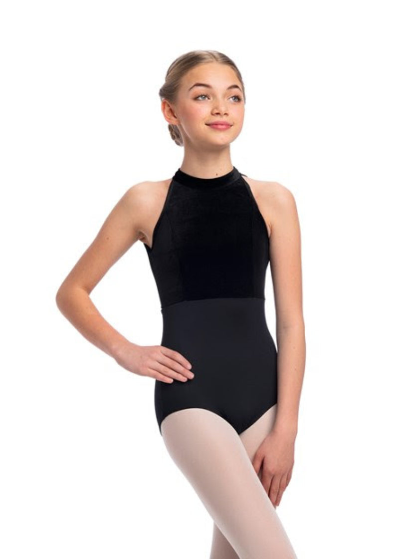 ON SALE Vera Velvet High Neck Leotard