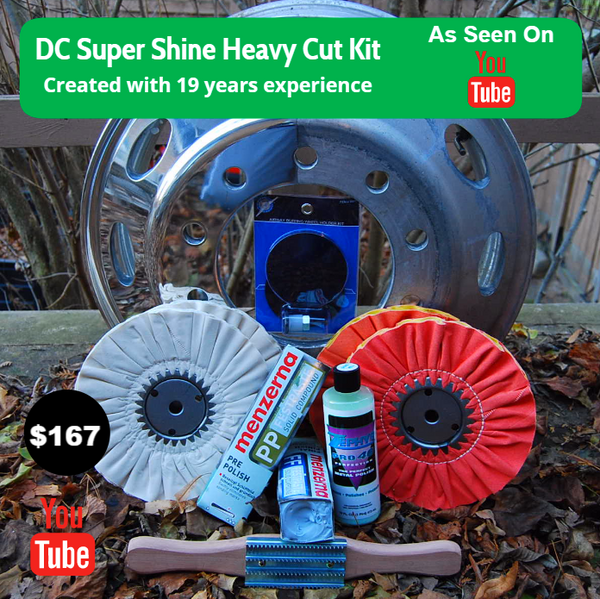 DC Super Shine Heavy Cut Aluminum Polishing Kit