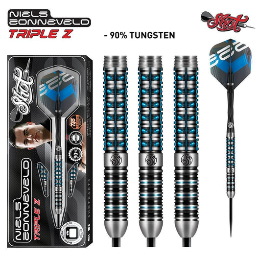 Shot Devon Petersen COURAGE Steel-tip Darts - 90% TUNGSTEN BARRELS