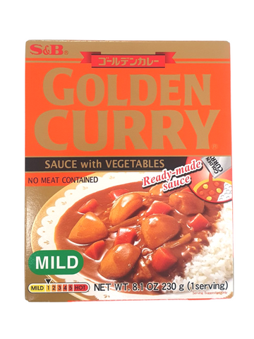 S&B Japanese Premium Golden Curry 160g for 8 Servings - Made in