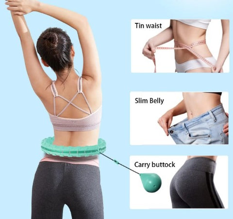 Elevate Weight Loss with Infinity Circle Weighted Hula Hoop Plus