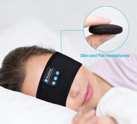 Headband mask with wireless headphones