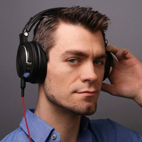 Over Ear Headphones with a Microphone