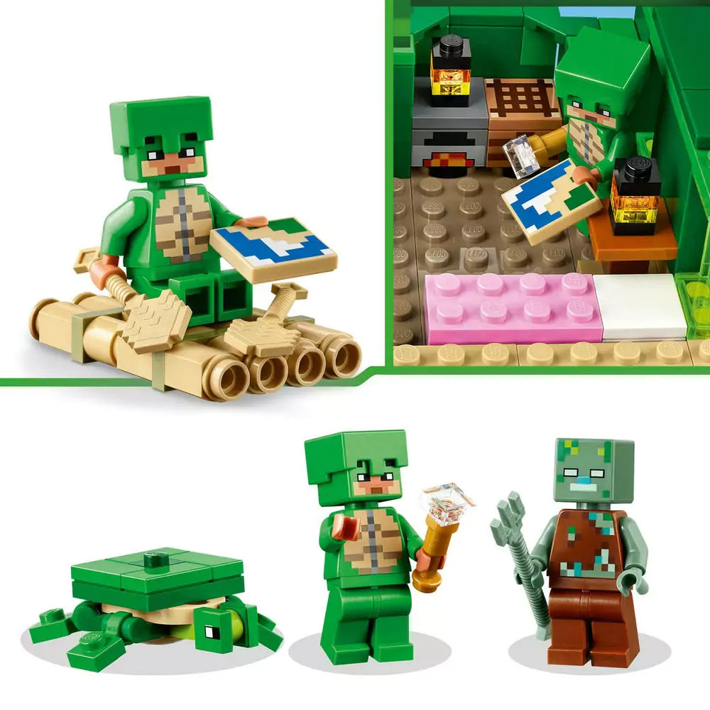 LEGO Minecraft -  Casa de pe plaja testoaselor 21254, 234 piese - 4 | YEO