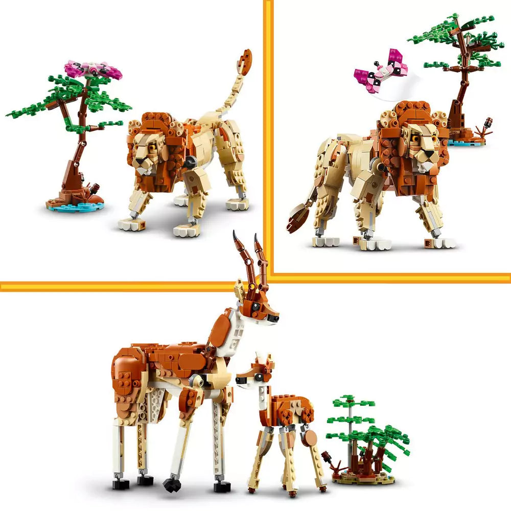 LEGO Creator Animale salbatice din safari 31150, 780 piese - 4 | YEO