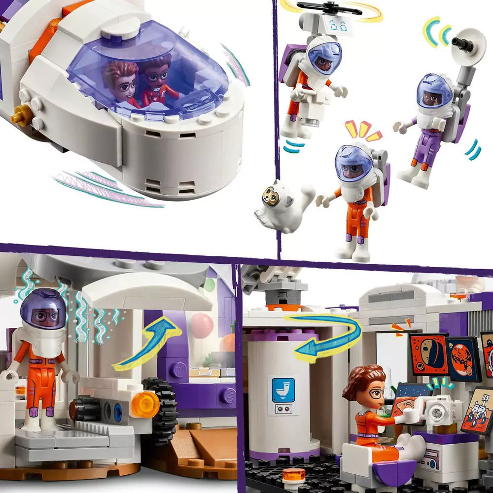 LEGO Friends Baza spatiala si racheta pe Marte 42605, 981 piese - 2 | YEO