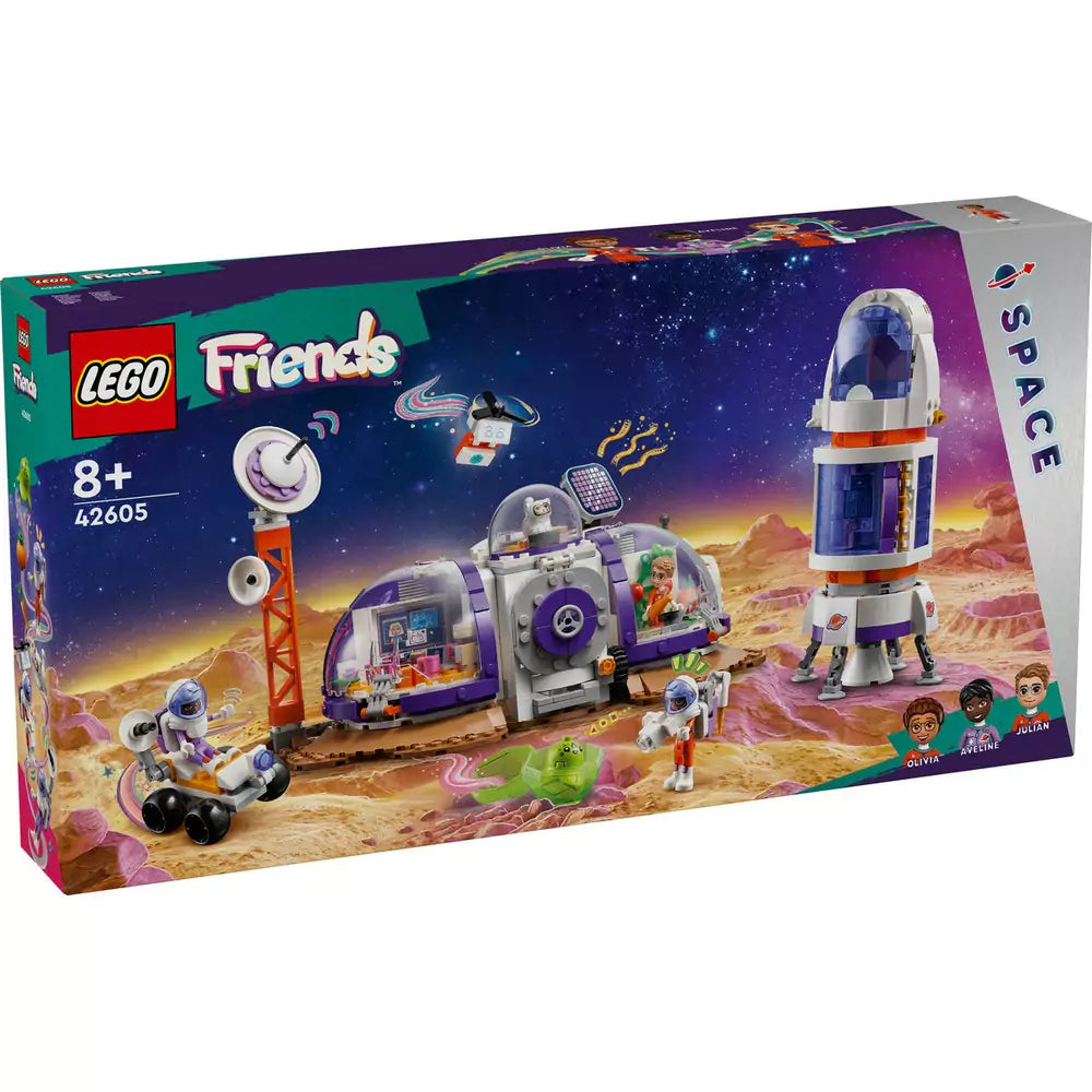 LEGO Friends Baza spatiala si racheta pe Marte 42605, 981 piese