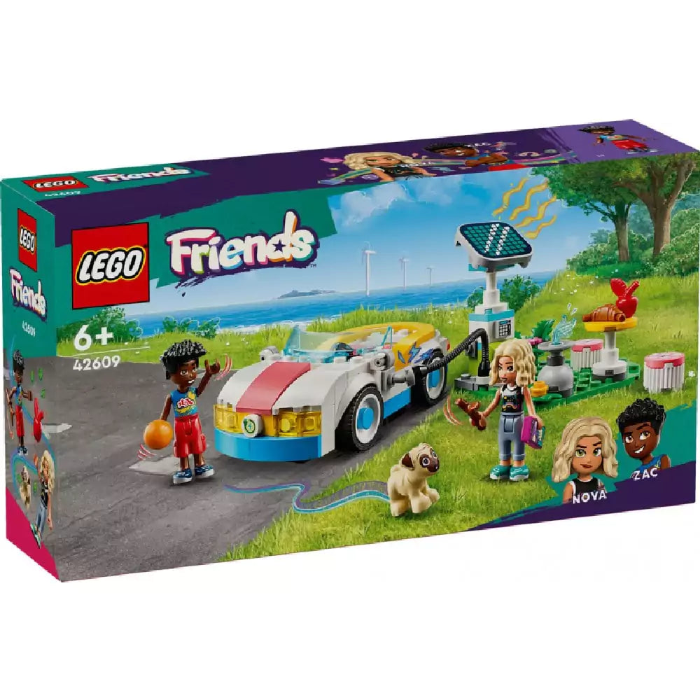 LEGO Friends -  Masina electrica si statie de incarcat 42609, 170 piese