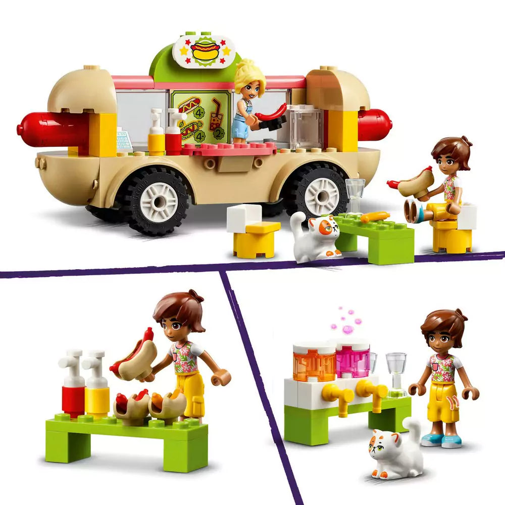 LEGO Friends Toneta cu hotdogi 42633, 100 piese - 3 | YEO