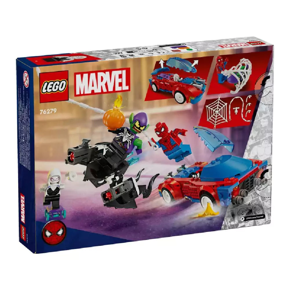LEGO Marvel Super Heroes -  Masina de curse a Omului Paianjen si Venom Green Goblin 76279, 227 piese - 2 | YEO