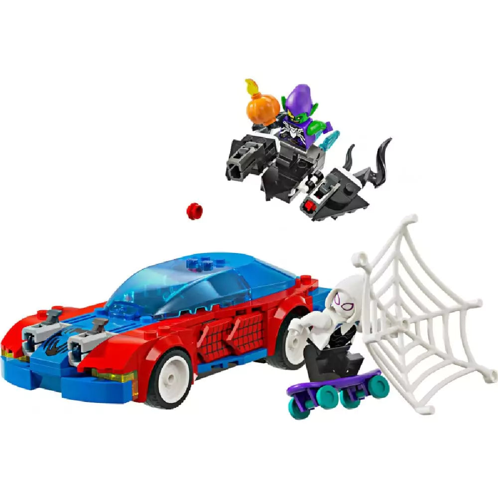 LEGO Marvel Super Heroes -  Masina de curse a Omului Paianjen si Venom Green Goblin 76279, 227 piese - 1 | YEO