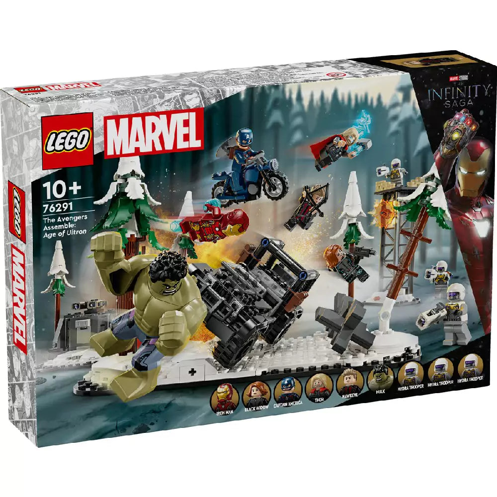 LEGO Marvel Super Heroes: Răzbunatorii reuniți: Sub semnul lui Ultron 76291, 613 piese